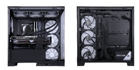 Nouveau boîtier transparent latéral MATX ITX boîtier PC Interface d'e/s amovible prend en charge le boîtier PC de jeu refroidi à l'eau de 360mm