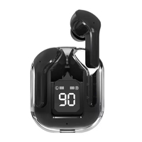Écouteurs TWS sans fil Bluetooth 5.0 ENC, casques de sport et de jeu, réduction du bruit, micro, écouteurs stéréo avec écran LED