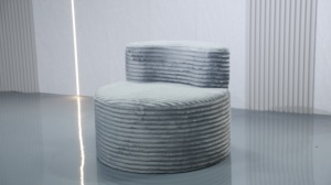 Sofá Cama Modular Moderno de Pana, Sofá Convertible Relleno de Esponja para Sala de Estar y Dormitorio, Juego de Sofás con 1 Año de Garantía - Product Image 5