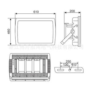 ไฟส่องสว่าง Bozhou TG21-L โทนสีวอร์มไวท์ สำหรับท่าเรือ คลังสินค้า ลานจอดรถ และแท่นขุดเจาะน้ำมัน - Product Image 1