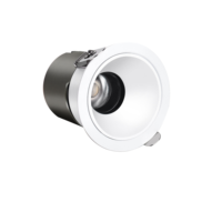 Spot encastré LED COB tout aluminium anti-éblouissement, projecteur de plafond dimmable pour intérieur, maison et commerce