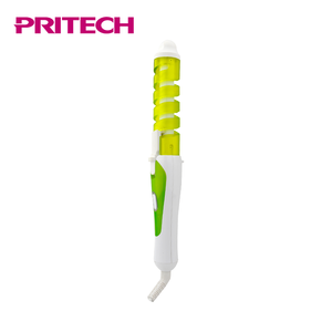 PRITECH rizo en espiral de cerámica rizador de pelo rizador con indicador LED de luz - Product Image 2
