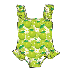 Traje de Baño de Una Pieza para Niñas, Ropa de Playa Linda para Niñas Pequeñas, UPF 50+, Nailon y Elastano, para Piscina y Playa, Venta al por Mayor, Personalizado OEM - Product Image 5