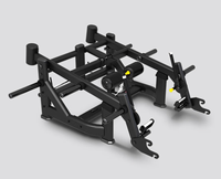 Máquina de Peso Muerto Multifuncional con Carga de Discos y Construcción de Acero para Entrenamiento de Fuerza y Seguridad - Equipo de Fitness para Gimnasio