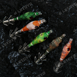 LETOYO – leurre flottant souple de type calmar, appât artificiel idéal pour la pêche en mer, au TATAKI ou à la poulpe, 5 pièces par sachet, 3.3g, 60mm - Product Image 5