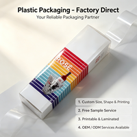 Boîtes en plastique personnalisées imprimées en PET, emballage de présentation pour la vente au détail, impression de logo personnalisée