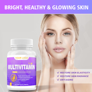 Suplemento multivitamínico Soporte Adultos Vitaminas Cápsula multivitamínica nutricional vegetal para mujeres - Product Image 2