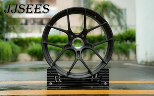 JJSEES Jantes en alliage forgé superieur, décalées, 17 à 26 pouces, 5x130 pour <span class=keywords><strong>Porsche</strong></span> 911 930 <span class=keywords><strong>964</strong></span> 993, véhicules sport de luxe - Product Image 2