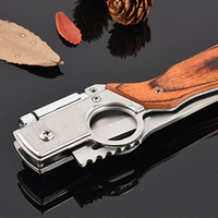 Couteau de poche pliable HL Hot Folding avec lame 3CR13, couteau tactique de survie fait main pour l'extérieur, manche en bois de qualité supérieure, couteau EDC portable