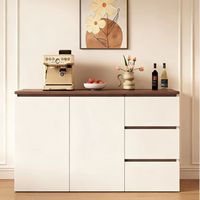 Meuble buffet de salon blanc de luxe avec tiroirs