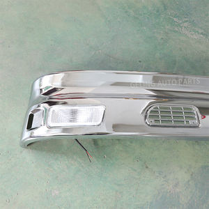 อะไหล่ตัวถังรถบรรทุกเกลิง อุปกรณ์ตกแต่งหลังการขาย กันชนหน้าโครเมียมสำหรับรถบรรทุกอีซูซุ 600P 100P NPR NQR N-SERIES - Product Image 5