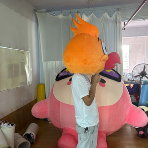 Efun moq 1 cái tùy chỉnh chuyên nghiệp làm cho linh vật đầu người lớn phim hoạt hình động vật củ<span class=keywords><strong>a</strong></span> nhà máy củ<span class=keywords><strong>a</strong></span> con người đầu linh vật đầu để bán - Product Image 2