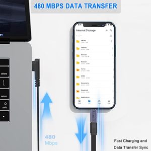 <span class=keywords><strong>สาย</strong></span>ต่อขยายชาร์จและถ่ายโอนข้อมูลแบบ <span class=keywords><strong>Type</strong></span>-<span class=keywords><strong>C</strong></span> ขนาด 10/20/50 ซม. หัวงอ 90 องศา ขายส่งจากโรงงาน - Product Image 6