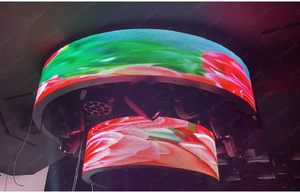 จอแสดงผล LED สีเต็มรูปแบบแบบยืดหยุ่น P5 สำหรับใช้งานภายในอาคาร ขนาด 64x32 พิกเซล รองรับ HDR ความสว่าง 600cd/m²  ขอบเขตสี 98% มุมมองการมองเห็น 140 องศา - Product Image 3