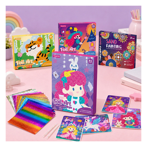 Kit d'activités autocollantes pailletées pour enfants : kit d'images de princesses, développement de la concentration, cadeau pour la classe - Product Image 6