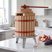 Professionele Mini Handmatige Persmachine voor Versgeperst Fruit, Sinaasappels, Citroenen, Melk, Water, Hoge Kwaliteit Fruitverwerkingsinstallatie