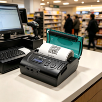 Printer termal nirkabel portabel android, printer mini genggam pos gigi biru untuk android