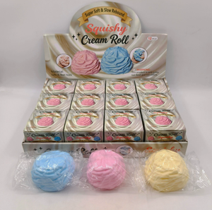 Juguete Antiestrés de Espuma Viscoelástica con Forma de Pastel, Caja Sorpresa, Material TPR, Diseño Colorido - Product Image 1