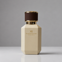 Flacon de parfum pour homme 2026, flacon de parfum noir irrégulier unique, flacon en verre, parfum 30ml 50ml 100ml avec boîte, logo personnalisé