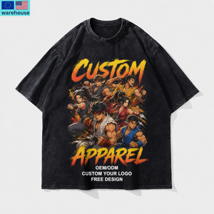 T-shirt Gods Brand Y2K Streetwear Speed per Uomo, 100% Cotone Pesante Oversize con Stampa - Product Image 6