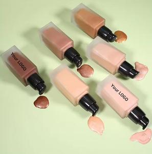 Base de Maquillage Logo Personnalisé Marque Blanche, Enlumineur Liquide Pailleté Scintillant Éclatant, Bronzeur Corporel Lumière, Base de Teint - Product Image 2