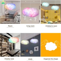 Nuages artificiels suspendus, pluie, éclairs, lumières de pluie DIY, décorations murales pour la maison, la chambre, les mariages et les plafonds d'événements