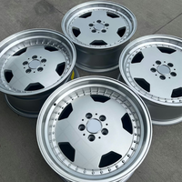 Juego de 2 Ruedas Forjadas en Plata Pulida 5*120 5*112 5*114.3 18 19 20 21 22 Pulgadas, Llantas de Carreras para R129 W126 C126 W124 W140 W201 R107