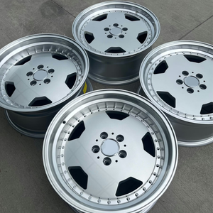 ล้อเงินปลอมแปลง2ชิ้น5*120 5*112 5*114.3 18 19 20 21 22ขอบล้อสำหรับ R129 W126 C126 <span class=keywords><strong>W124</strong></span> W140 W201 R107 - Product Image 5