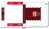 Cajas de embalaje personalizadas para hamburguesas, cajas de pizza de 40CM con diseño personalizado, venta al por mayor