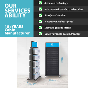 Điện thoại di động Phụ Kiện Rack hiển thị, freestanding Pegboard Rack hiển thị với Hooks, hiển thị đứng cho cửa hàng điện thoại - Product Image 5