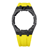 Kit de modification en fibre de carbone avec texture vague d'eau pour montre AP X Swatch Royal Pop – Accessoire de remplacement et de modification