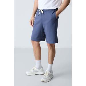 Pantalones Cortos Básicos para Hombre de Algodón Grueso y Suave con Textura, Ajuste Estándar - 81275 - Color Petrol - Product Image 2