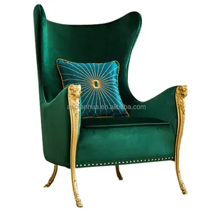 Wholesale New Product Chesterfield Sectional Green Velvet Fabric Luxury Leather Sofa 3 Seater Sofa Furniture Living Room Sofa