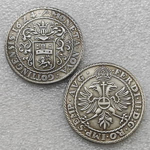 THALER 1624 - FERDI. Monedas Conmemorativas de Estilo Antiguo, Regalos, Decoración del Hogar - Product Image 1