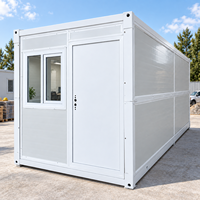 Maison modulaire de secours en cas de catastrophe, installation rapide, structure en acier résistante au feu, maison préfabriquée pliable de type X