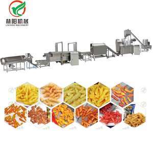 Cheetos Kurkure <span class=keywords><strong>Corn</strong></span> Curls Nik Naks Línea de producción Precio Cheetos Kurkure Snacks Extrusora de alimentos que hace la máquina Línea de producción - Product Image 3