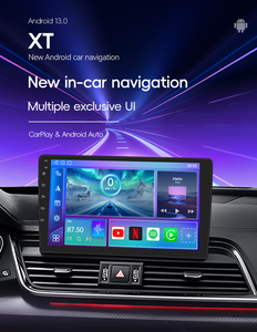 New UI Thiết kế phổ 9 inch DIN đôi Android Máy nghe nhạc 1 + 32GB GPS Wifi xe đài phát thanh với không dây Carplay Android tự động - Product Image 2