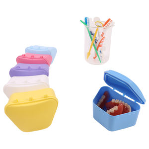 กล่องใส่ฟันปลอมแบบสี่เหลี่ยมคางหมูพลาสติกขนาดใหญ่ - Product Image 2