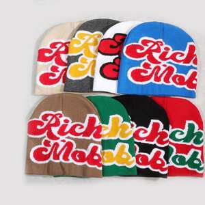 Gorros Unisex de Jacquard Acrílico 100% de Alta Calidad, Nueva Llegada, Bordado 3D Completo, para Playa, Negocios, Viajes - Product Image 1