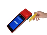 Lecteur de carte de crédit nfc, système de point de vente de voiture avec imprimante de tickets, terminal portable android