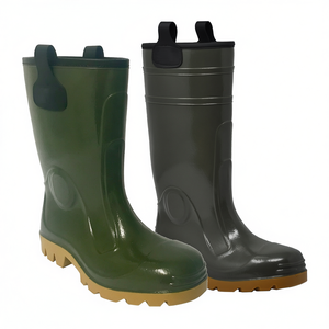 Botas de Seguridad de PVC Verde TTAKE con Suela para Uso Laboral - Product Image 2