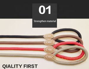 2 <span class=keywords><strong>en</strong></span> 1 Collier de <span class=keywords><strong>laisse</strong></span> pour chien sans traction Multi-color Non-slip Handle Walking Durable P Ring Nylon Dog Leash - Product Image 3