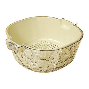 Panier de drainage double couche en Tritan pour le lavage des fruits et légumes de cuisine, avec motif glacier - Product Image 1