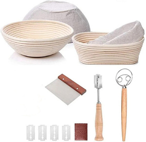 Nouveau panier de levage en rotin indonésien, idéal pour la fermentation de la pâte à pain, panier à pain en rotin. - Product Image 5