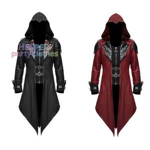 Veste rétro médiévale pour homme HP Halloween, nouveau style, motif européen et américain, crâne de personnage, unisexe, décontractée, design héros zombie - Product Image 1
