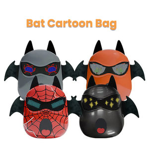 <span class=keywords><strong>Mochila</strong></span> LED de Dibujos Animados de <span class=keywords><strong>Spiderman</strong></span> con Mini Pantalla LED, Ojos Brillantes, Material ABS, Correa de Hombro Curva, Impermeable, Unisex, Menos de 20L - Product Image 2