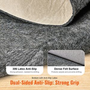 DB Wholesale 8' X 10' <b>Non</b> <b>Slip</b> Rug Pad Gripper 0.24" Thick Carpet <b>Mat</b> for All Floors Outdoor Living Washable Woven Technique Square - Product Image 2