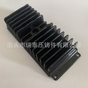 Ruitai Aluminum Alloy Heat Sink Dz-033 High Pressure Casting Through Hole <b>Mounting</b> <b>Spraying</b> Surface Treatment - Product Image 4