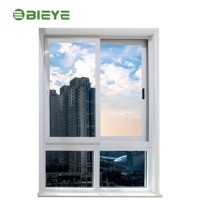 Fenêtre coulissante en aluminium à cadre étroit et grande ouverture, bonne ventilation, éclairage naturel pour salons