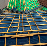 Membrane de toiture enroulable respirante, imperméable et traitée anti-UV, fabriquée à partir de matériaux vierges pour la construction de maisons
